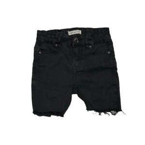 Urban Kids Skinny Cut Off Jean Shorts Black